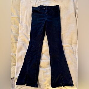 American Eagle Outfitters Black Hi Rise Skinny Kick Boot Jeans